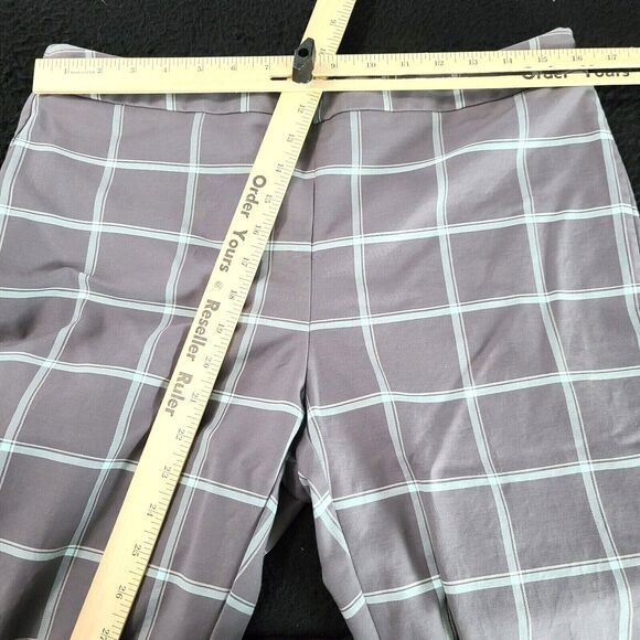 Lands End Womens Slacks Multi-Color Size 10 Cotton Blend Stretch Mid Rise Pocket - Picture 3 of 12